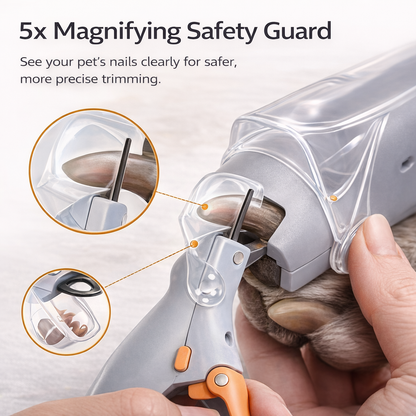 Happy Tails LED Pet Nail Clipper for Cats & Dogs