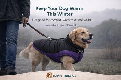 HappyTails™ CozyFit Dog Waterproof Jacket Harness